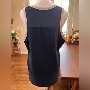 Lululemon Men Y2K Tank Top size L gray black and cream Casual Classic Fit Casual